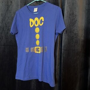 Ladies Cut DOC' TEE SHIRT TOP short sleeve PORT & COMPANY W Medium